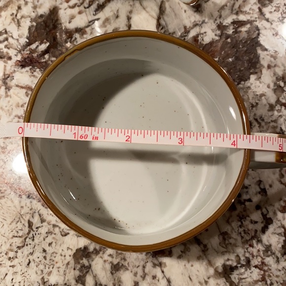 pair of vintage cherry blossom stoneware mugs - Picture 6 of 7